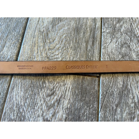 Classiques Entier Patent Leather Belt Womens Small USA‎ PR4229 Cow Print Rodeo - Picture 2 of 10